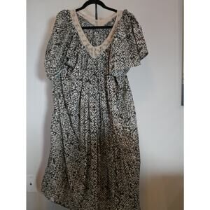 VINTAGE JESSICA BLOOM Mumu House Dress, One Size